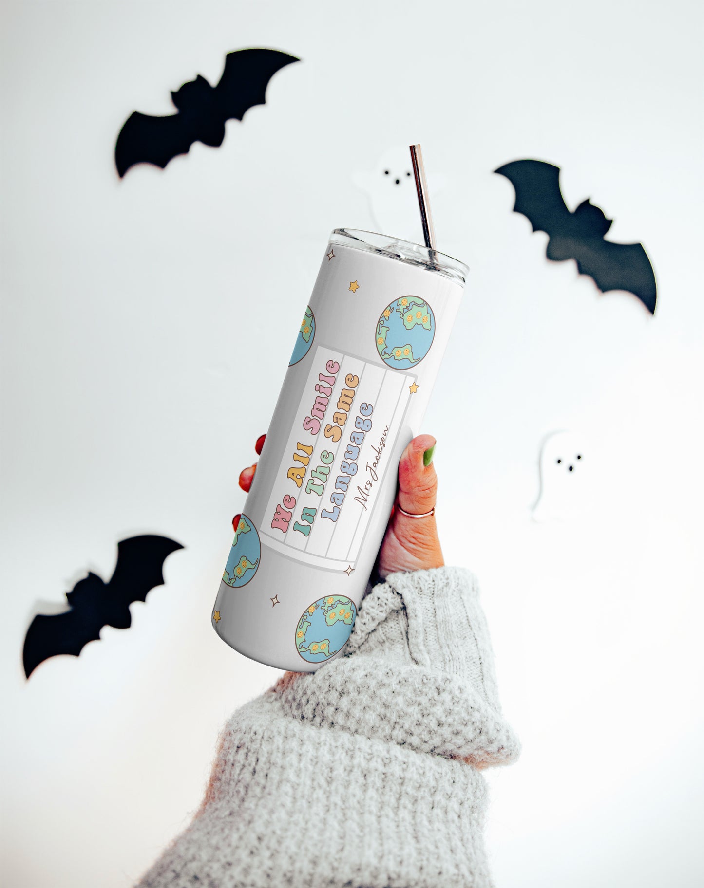 We All Smile In The Same Language Tumbler - 20oz