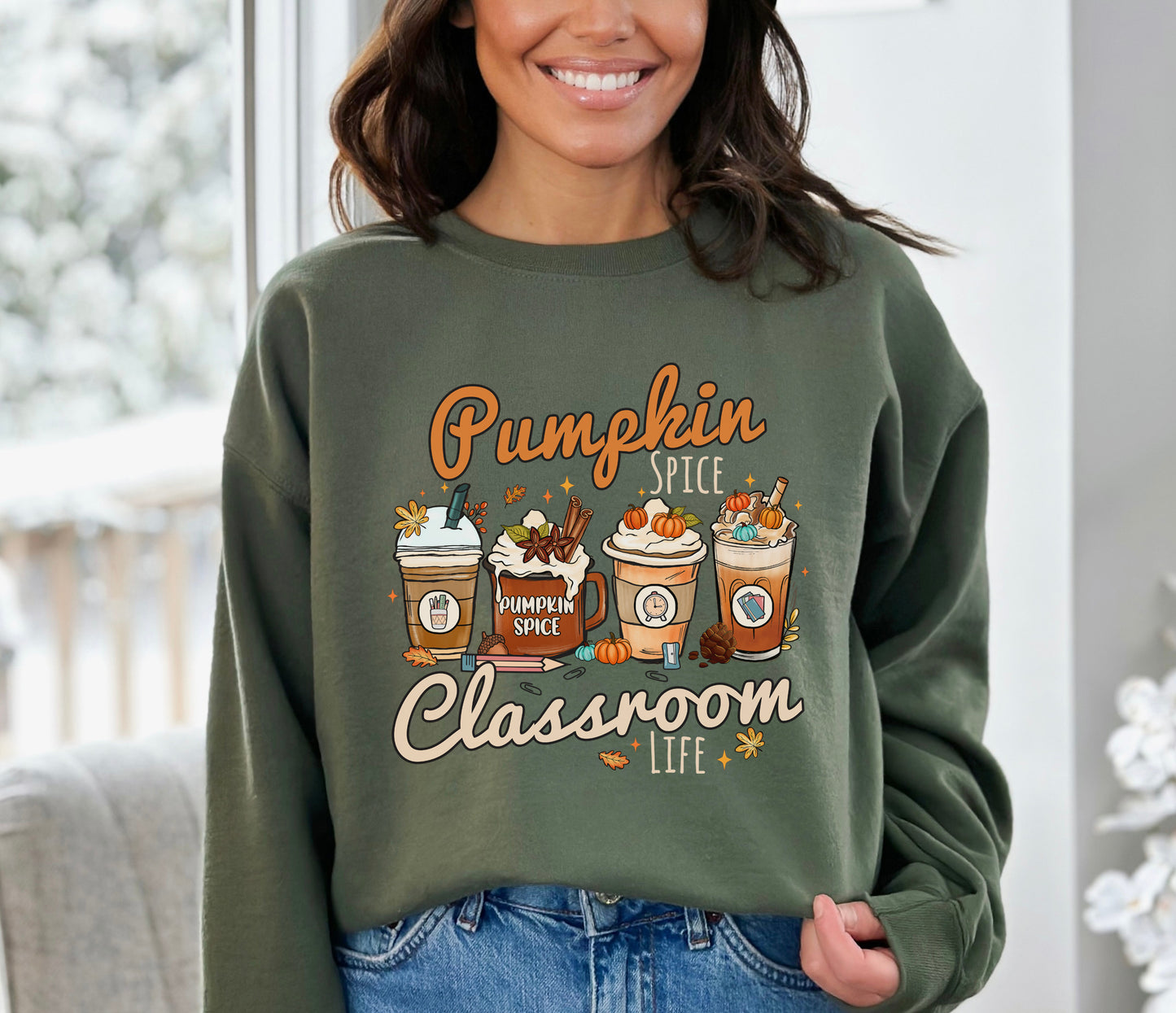 Pumpkin Spice Classroom Life Sweatshirt