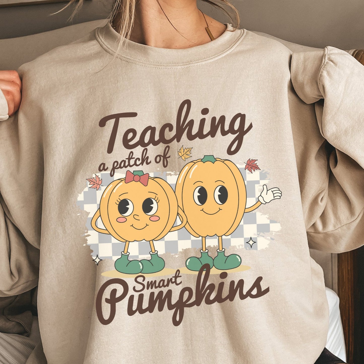 Teaching A Patch Of Smart Pumpkins Sweatshirt