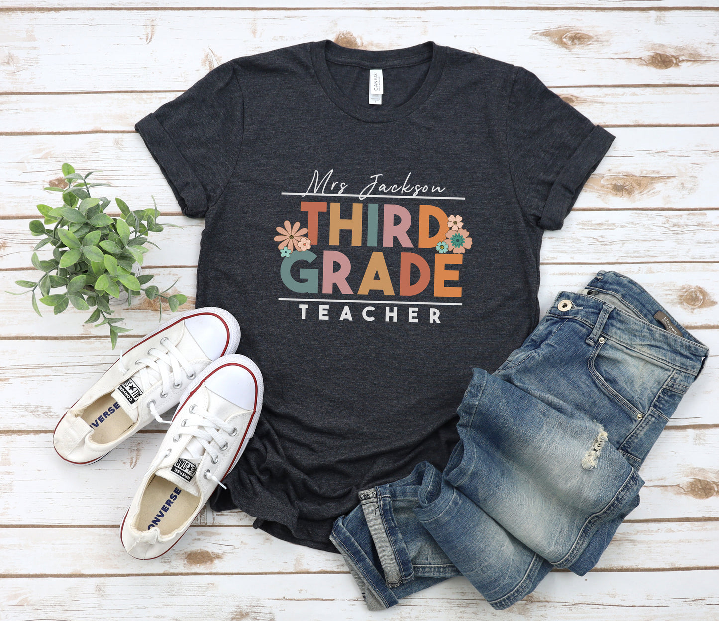 Third Grade Teacher Shirt