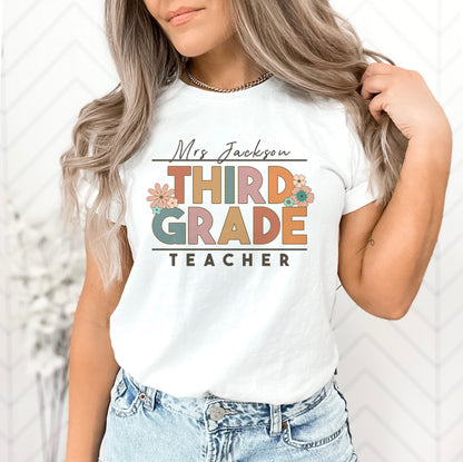 Third Grade Teacher Shirt