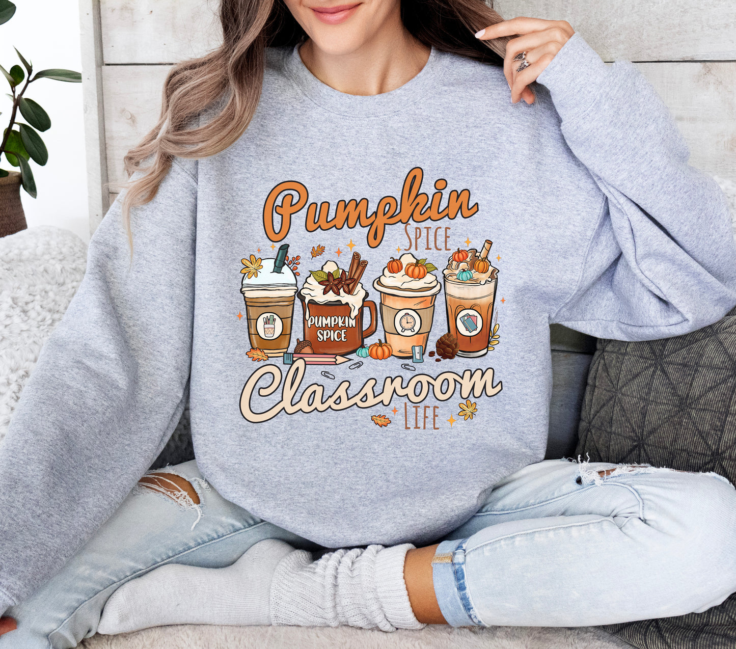 Pumpkin Spice Classroom Life Sweatshirt