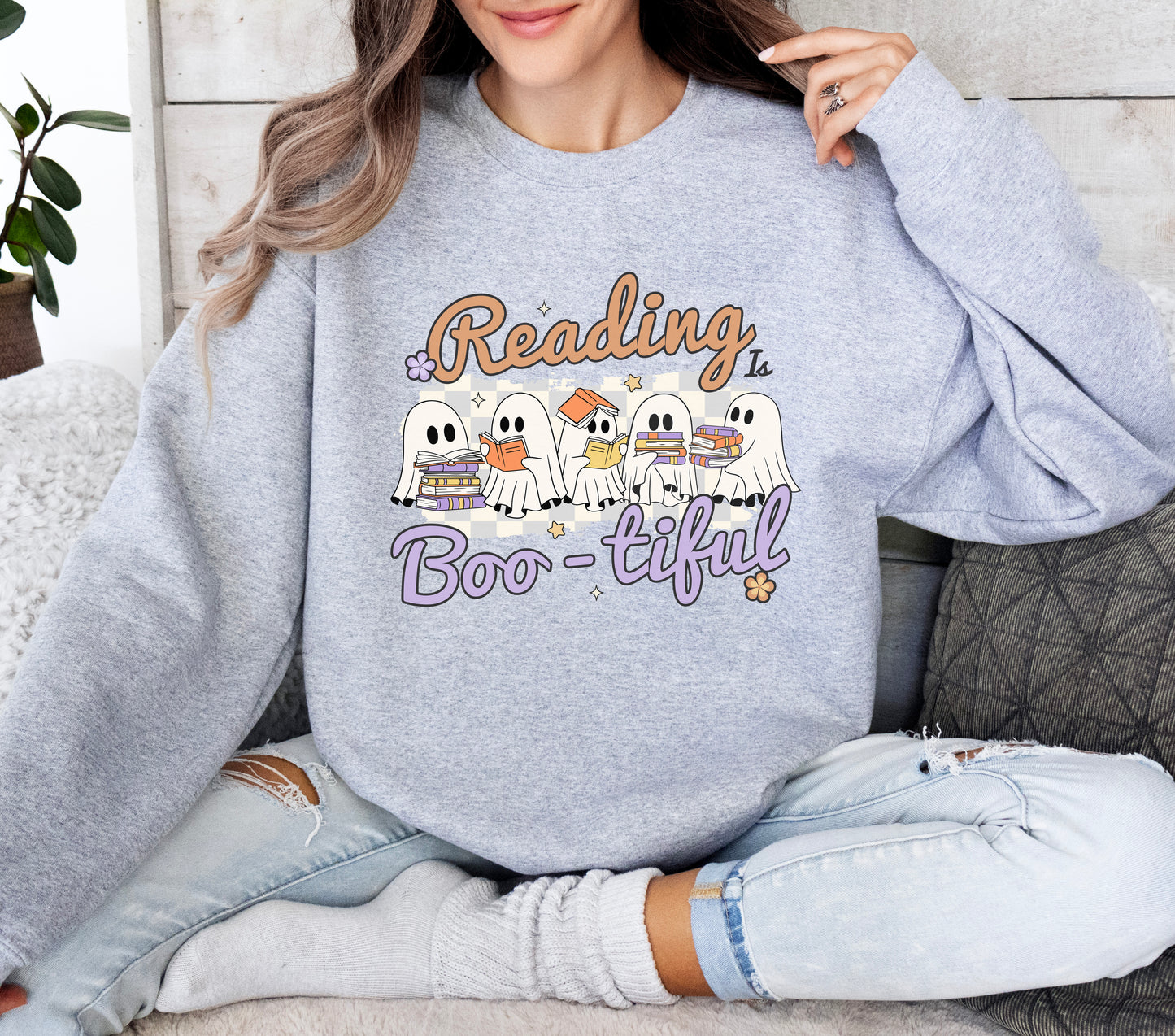 Reading Is Boo-tiful Sweatshirt