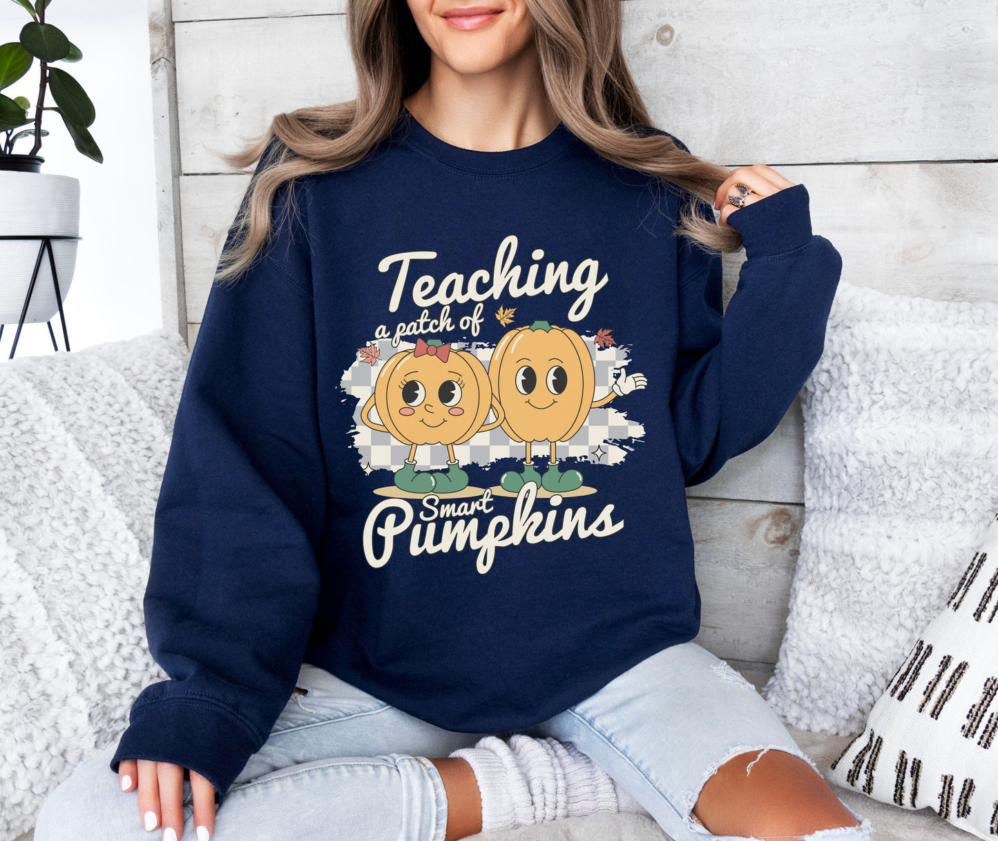 Teaching A Patch Of Smart Pumpkins Sweatshirt