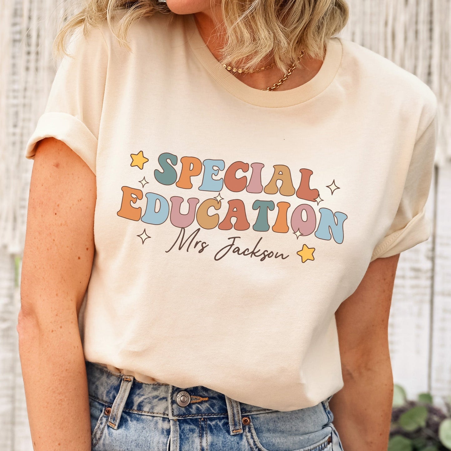 Personalized Special Education Teacher Shirt