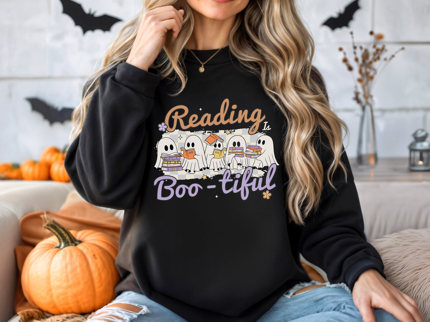 Reading Is Boo-tiful Sweatshirt