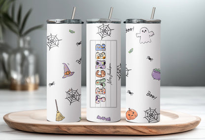 Personalized Teacher Halloween Tumbler